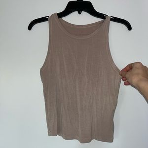 American Eagle Soft Pink Crop Top